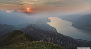 Sonnenuntergang auf dem Morgenberghorn.