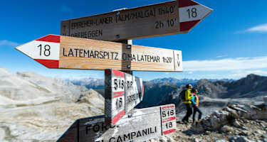 Weg zur Latemarspitze