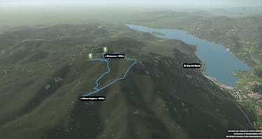 3-D-Ansicht der Wanderung Monte Mottarone - Monte Zuchero