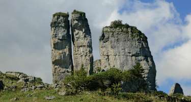 Blick auf die "Tüüfels Chilchli"