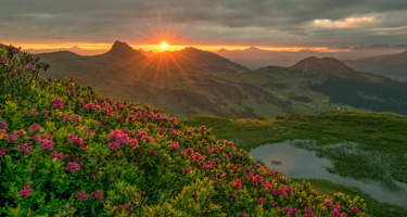 Sonnenaufgang am Portlahorn