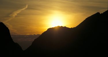 Sonnenuntergang im Karwendel