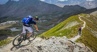 Endloser Höhentrail von Ischgl Richtung Schweiz.