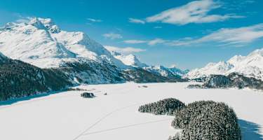 Winter am Silser See