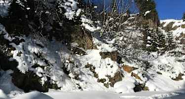 Winter in der Taschachschlucht