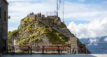 Der Wendelstein mit seiner Aussichtsplattform