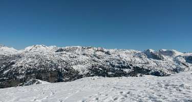 Panoramablick ins Tote Gebirge zu Sturzhahn