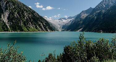 Der Schlegeisspeicher in den Zillertaler Alpen