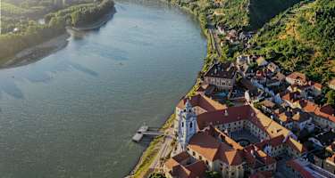 Blick auf Dürnstein in der Wachau