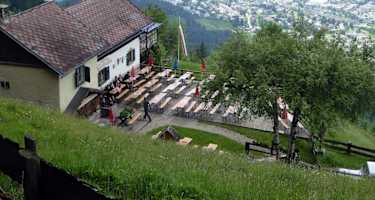 Gasthaus Rauschbrunnen hoch über Innsbruck