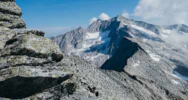 Blick auf Hochalmspitze vom Gipfel Säuleck