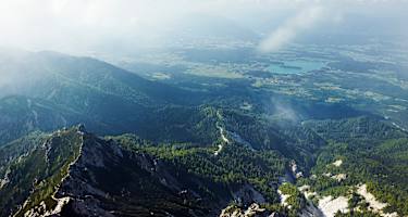 Blick vom Mittagskogel ins Villacher Becken