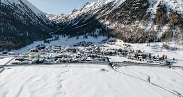 Blick auf auf Bever