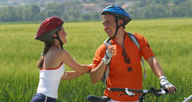 Familienradtour entlang des R9