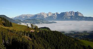 Wunderbare Aussichten auf den Wilden Kaiser