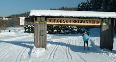 Langlaufloipe Bergen