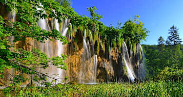 Wasserfall an den Plitvicer Seen