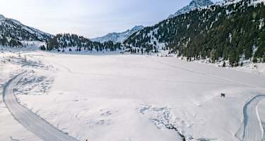 Obersee Loipe am Staller Sattel im Defereggental in Osttirol
