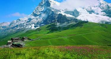 Blick auf die Kleine Scheidegg