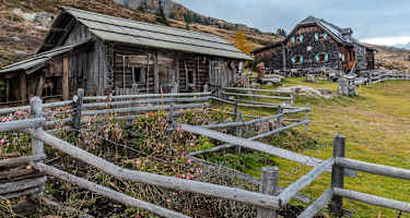 Die Millstätter Hütte mit Tierstall