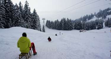 Abfahrt vom Nebelhorn