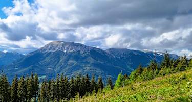 Blick auf Rax und Schneealm