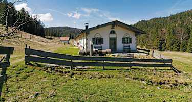 Die idyllische Luitpolder Alm.