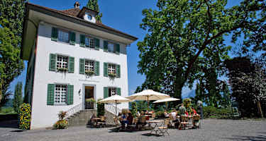 Sommerterrasse vor dem Richard Wagner Museum