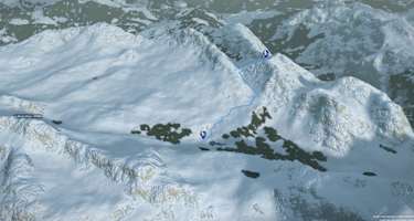 Übersicht Skitour Antoniusspitze