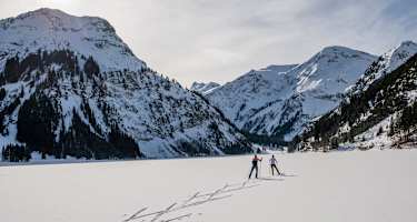 140 Loipenkilometer findet man im Tannheimer Tal, einem der schönsten Hochtäler Europas