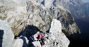 Leichte Kletterei am Bambergweg