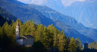 Kirche im Bergell