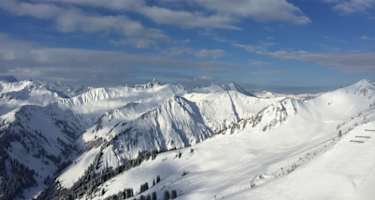 Blick auf Güntlespitze (Blidmitte)