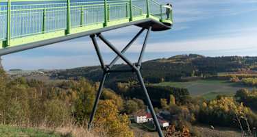 Saaletal am Wachhügel in Pottiga