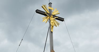Das Gipfelkreuz am Wank