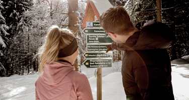 Winterwandern bei Erlbach