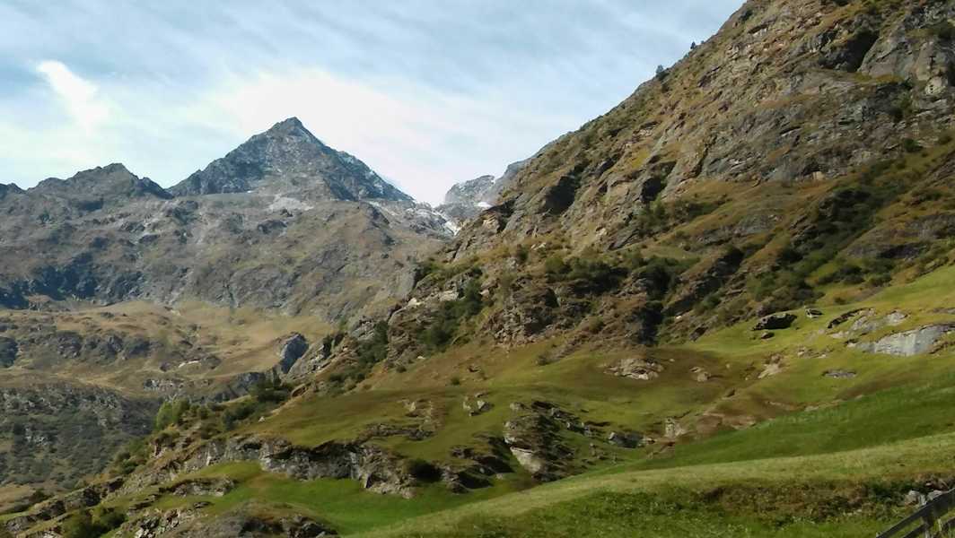 Aussichtsreicher Anstieg