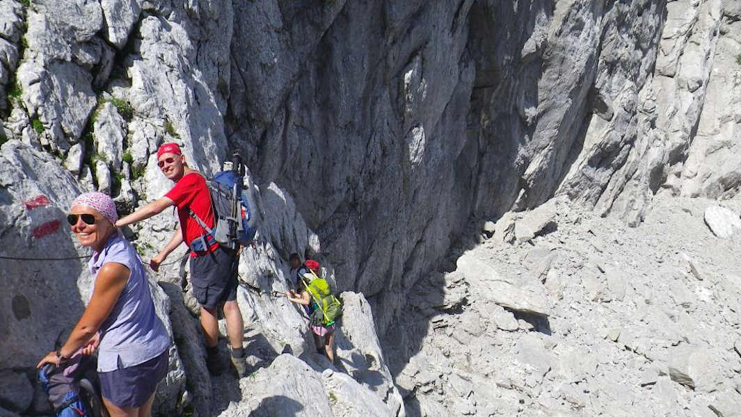 Kletterpassage