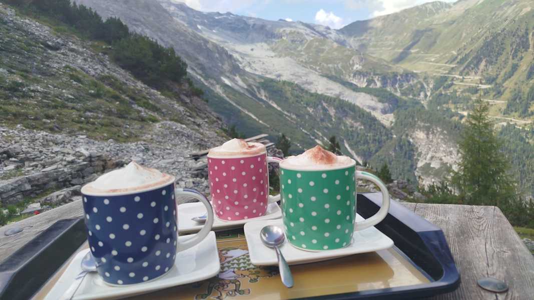 Kaffee auf der Berglhütte
