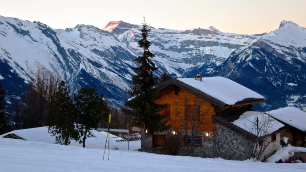 Winterwunderland in Les Mayens