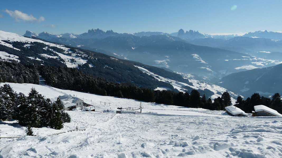 Winter in den Sarntaler Alpen und auf der Klausner Hütte.