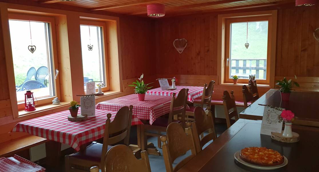 Stube des Naturfreundehaus Röthen