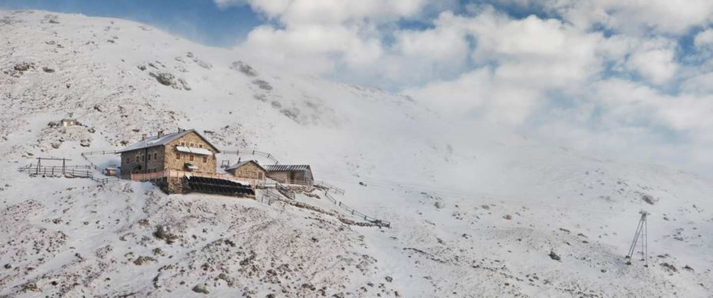 Radlseehütte im Winter