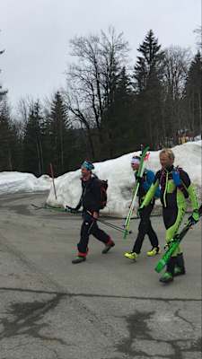 Ankunft Hochfilzen