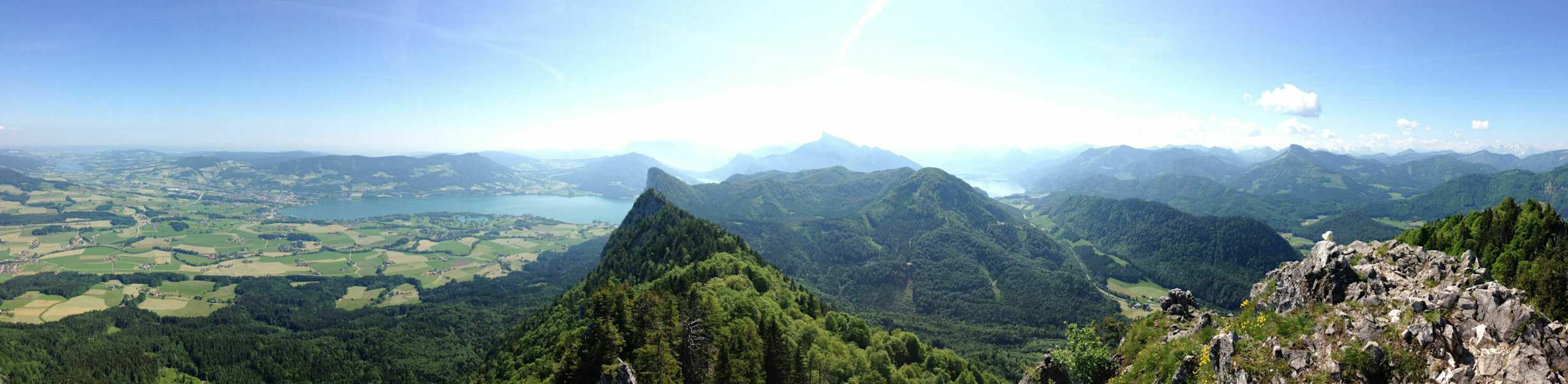 Panoramaview vom Gipfel