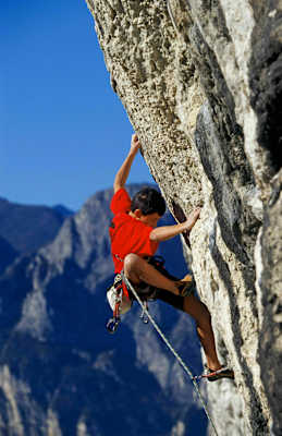David Lama mit 10 Jahren: Povero Gatto in Arco in Italien