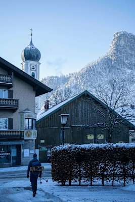 Mit Schneeschuhen durchs Ammergebirge