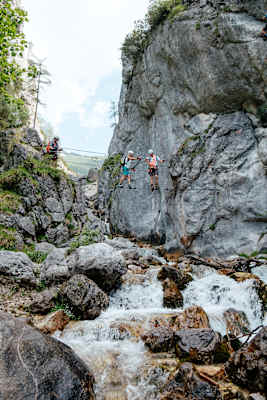 Bergwelten mein erster Klettersteig Ramsau am Dachstein