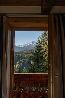 Aussicht Hütte