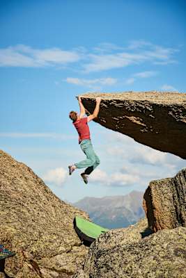 Bouldern Silvapark Paznaun Galtür Bergwelten